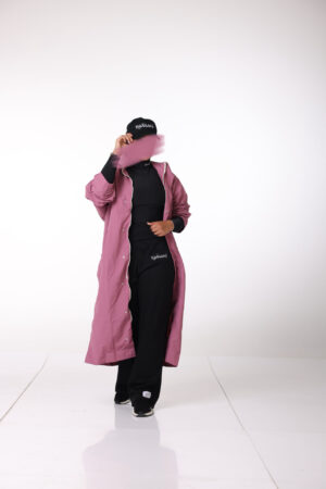 Pink Maxi Coat | Active Hassani