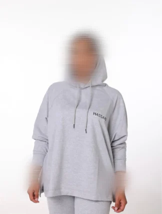 Grey Women's Loungewear Set | Active Hassani